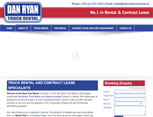 Tablet Screenshot of danryantruckrental.ie